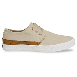 Sneakers casual in tessuto Y010 Cachi multicolore