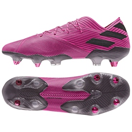 Scarpe da calcio Adidas Nemeziz 19.1 Sg M F99838 rosa rosa