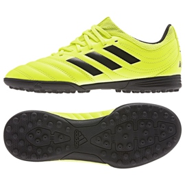 Scarpe da calcio Adidas Copa 19.3 Tf Jr F35463 giallo giallo