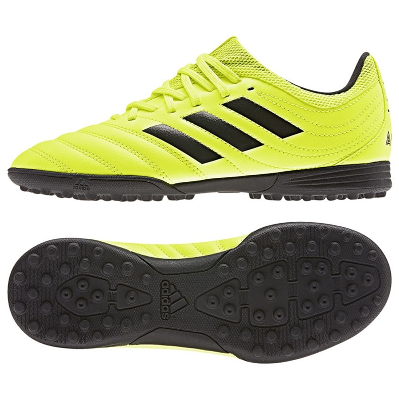 Scarpe da calcio Adidas Copa 19.3 Tf Jr F35463 giallo giallo