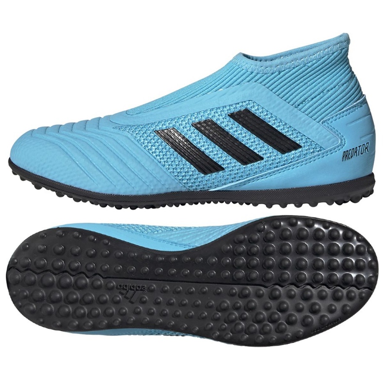 Scarpe da calcio Adidas Predator 19.3 Ll Tf Jr EF9041 blu blu