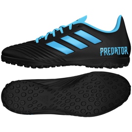 Scarpe da calcio Adidas Predator 19.4 Tf M F35636 nero nero