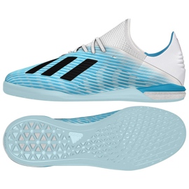 Scarpe indoor adidas X 19.1 In M G25754 blu blu