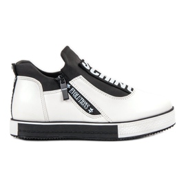 SHELOVET Scarpe da donna alla moda bianca nero