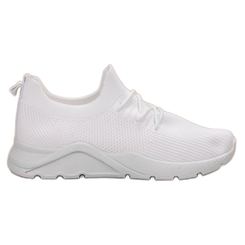 SHELOVET Scarpe sportive slip-on bianca