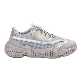 SHELOVET Scarpe sportive alla moda grigio