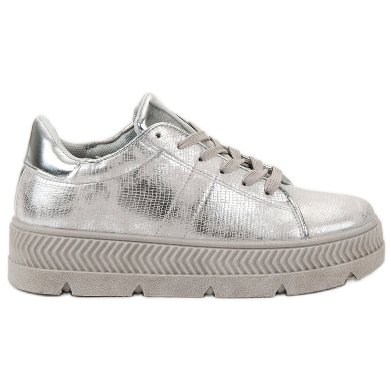 Bestelle Scarpe sportive argento grigio