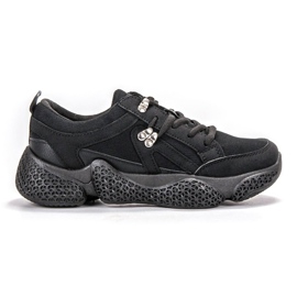 SHELOVET Scarpe da ginnastica nere nero