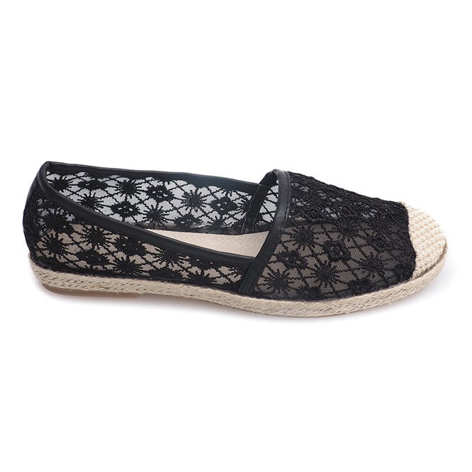 Ballerine Espadrillas YBS136 Nero
