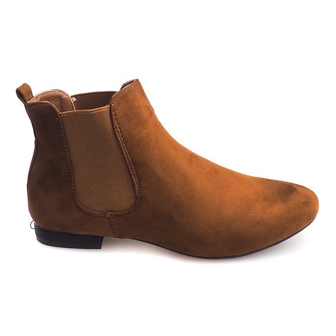 Stivaletti Chelsea classici H531 Camel marrone