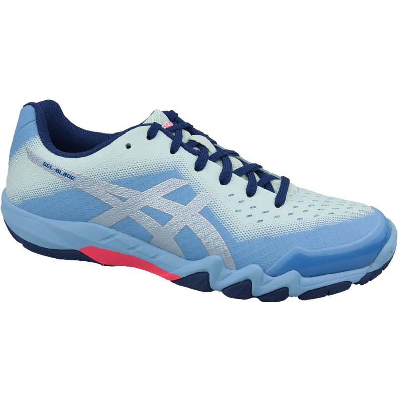 Scarpe da squash Asics Gel-Blade 6 W R753N-400 blu blu