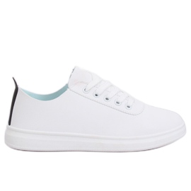 Sneakers da donna bianche e nere CL33315 Nere bianco