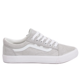 Grigio Sneakers grigie da donna B70A SILVER / WHITE