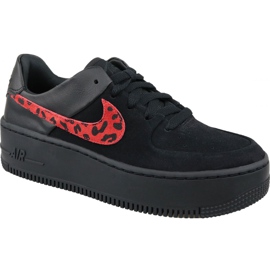 Nike Air Force 1 W Sage Lo Premium W BV1979-001 scarpe nero