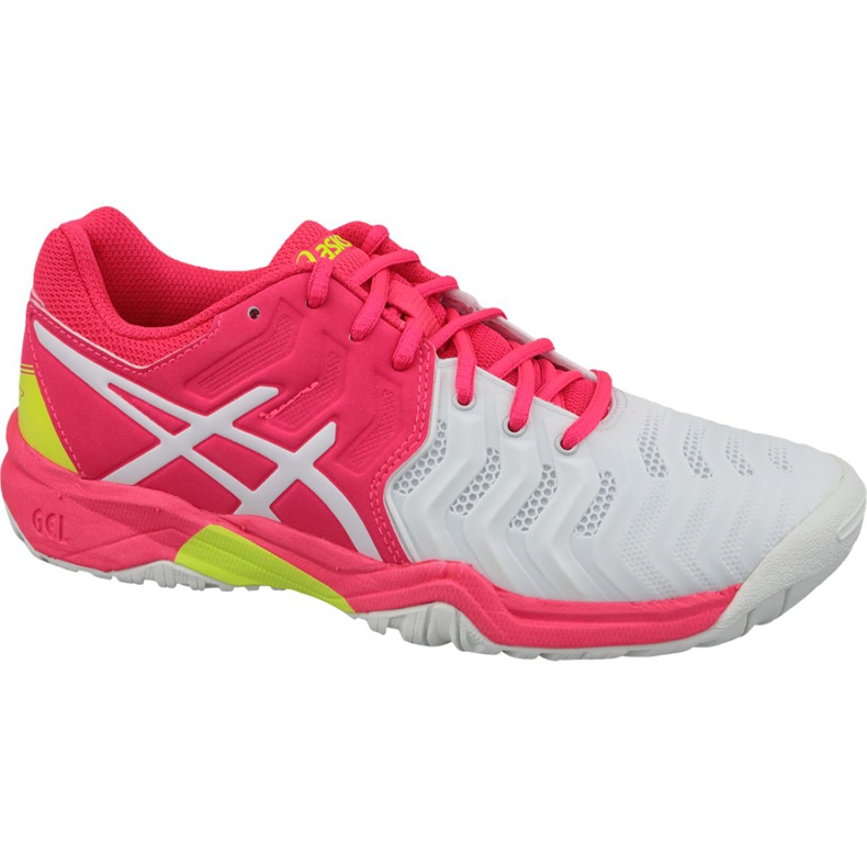 Asics Gel-Resolution 7 Gs Jr C700Y-116 scarpe da tennis rosa