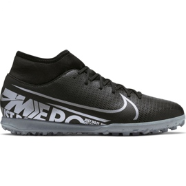 Nike Mercurial Superfly 7 Club Tf M AT7980-001 scarpe da calcio nero nero