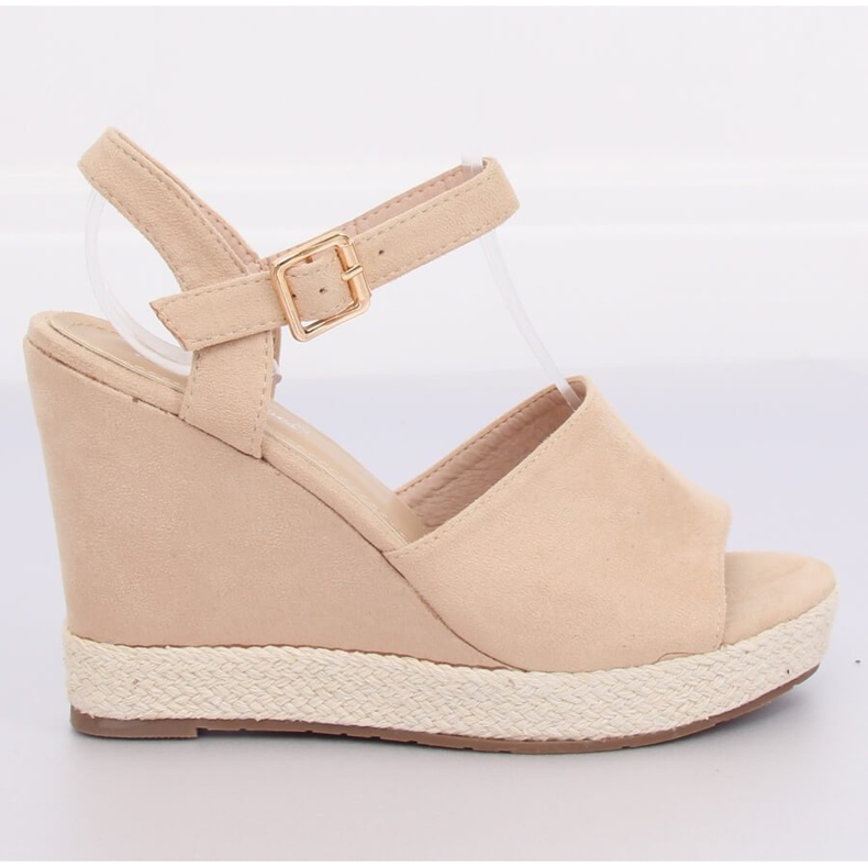 Sandali zeppe beige FD-5M14 Beige Ii Gat