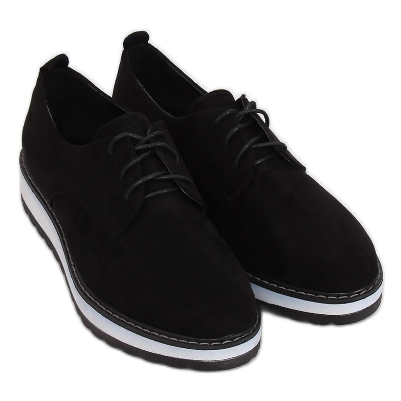 Mocassini neri da donna C-7225 Black nero