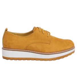 Mocassini gialli da donna C-7225 Giallo