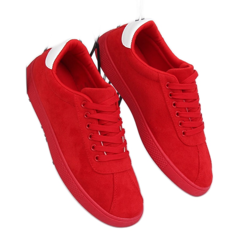 Sneakers rosse da donna LX-9857 Red rosso