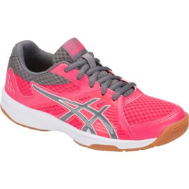 Asics Upcourt 3 Gs Jr 1074A005-700 scarpe da pallavolo multicolore rosa