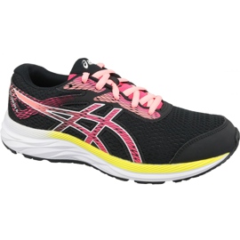 Scarpe da corsa Asics Gel-Excite 6 Gs Jr 1014A079-002 nero rosa