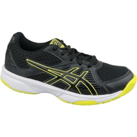 Asics Upcourt 3 Gs Jr 1074A005-003 scarpe da pallavolo nero nero