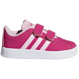 Adidas Vl Court 2.0 Cmf Jr F36406 scarpe rosa