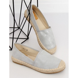 Espadrillas gray 665-3 Grey - Ii Gat grigio