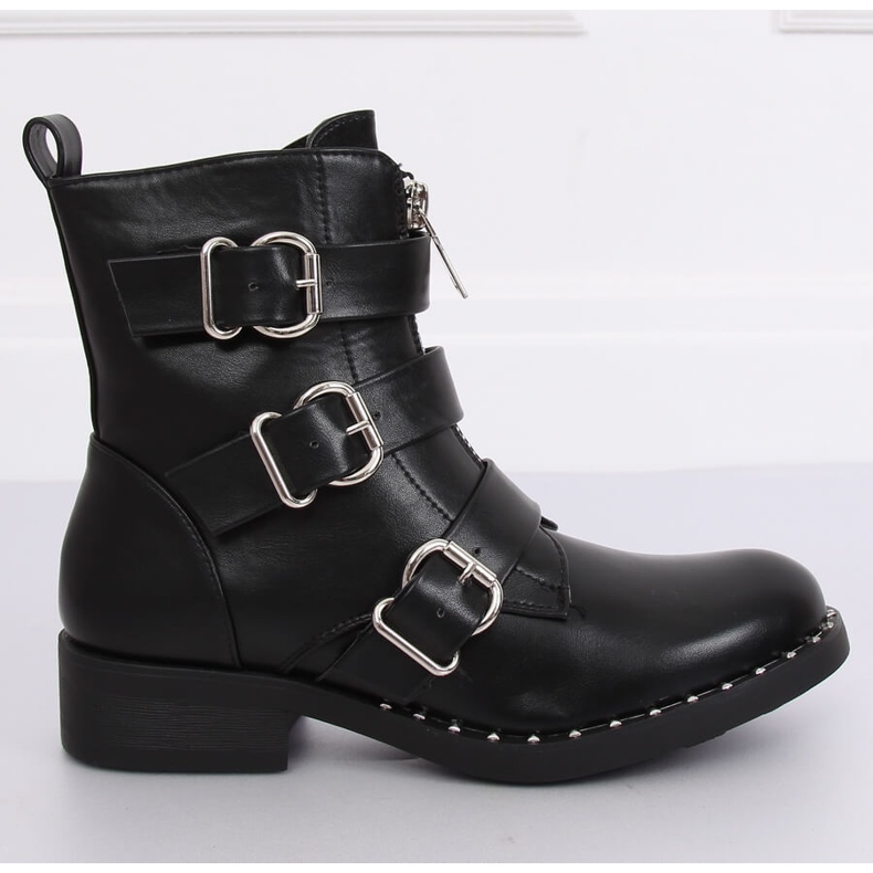 Stivali militari nero NC851 Nero