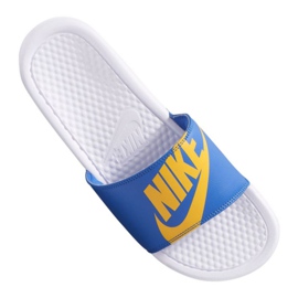 Ciabatte Nike Benassi Jdi Print 631261-104 blu