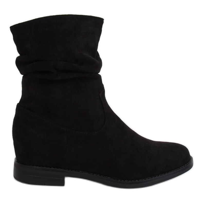 Stivali neri su una zeppa nascosta NC838 Black nero
