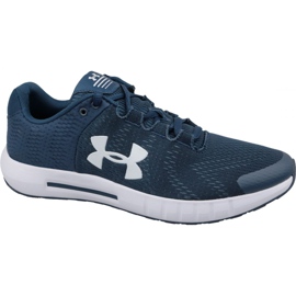 Under Armour Micro G Pursuit Bp M 3021953-401 scarpe da corsa blu navy