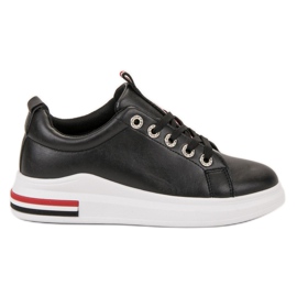 SHELOVET Scarpe sportive nere nero