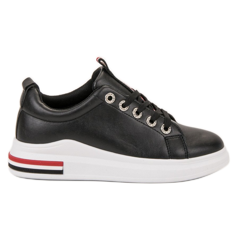 SHELOVET Scarpe sportive nere nero