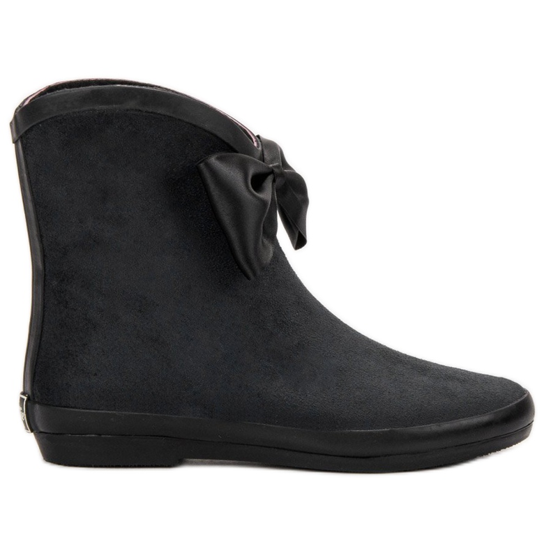 Kylie Stivali in pelle scamosciata con fiocco nero