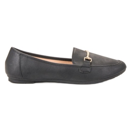 SHELOVET Mocassini in ecopelle nero