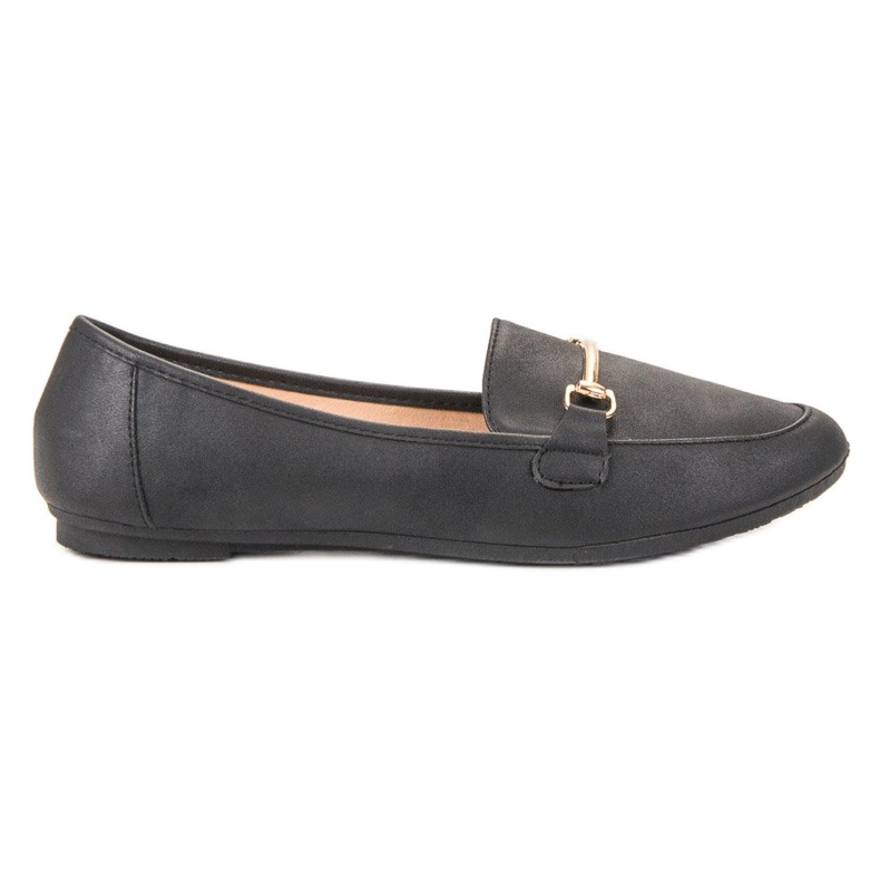 SHELOVET Mocassini in ecopelle nero