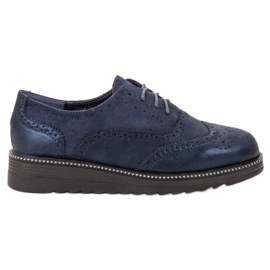 Bestelle Scarpe sulla piattaforma blu