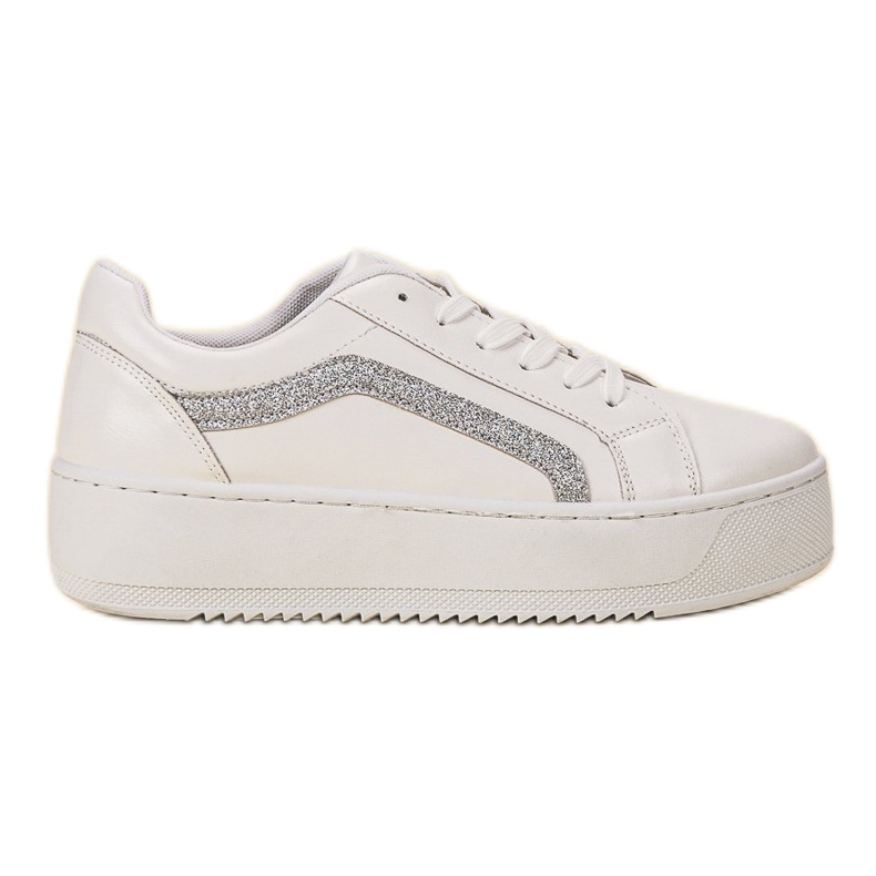 SHELOVET Scarpe sportive sulla piattaforma bianca
