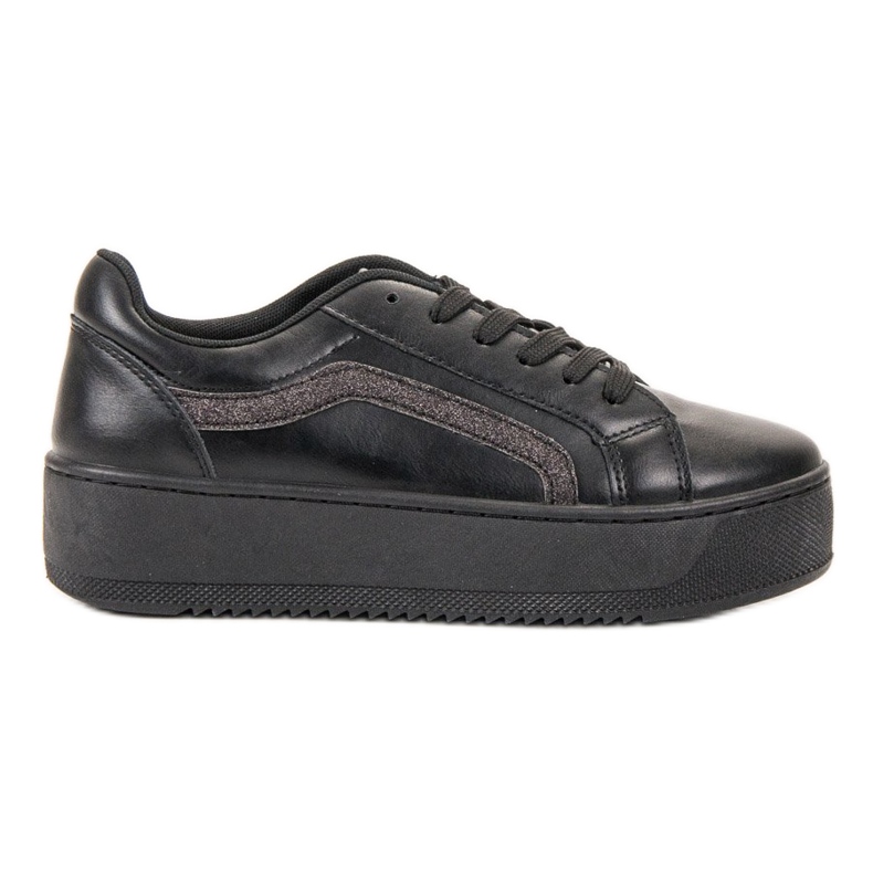 SHELOVET Scarpe sportive sulla piattaforma nero