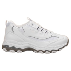 SHELOVET Scarpe sportive comode bianco