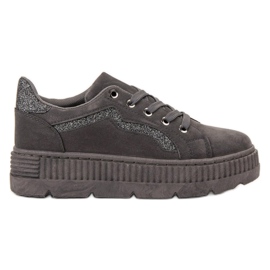 SHELOVET Scarpe da ginnastica grigie grigio