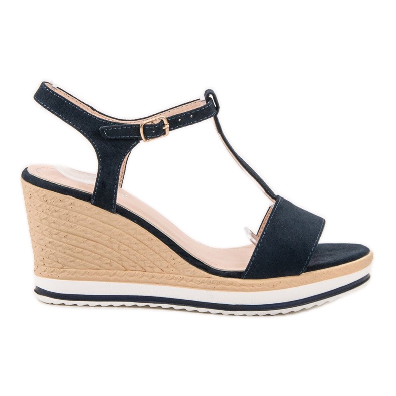 Anesia Paris Sandali blu navy chiaro