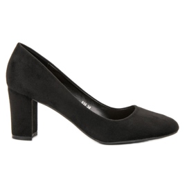 Queen Vivi Décolleté in pelle scamosciata nero
