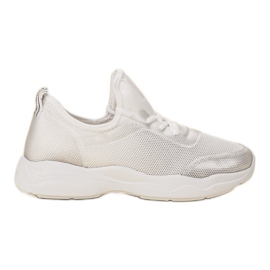 SHELOVET Scarpe sportive slip-on bianco