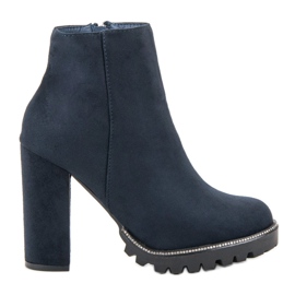 Kayla Stivali sulla piattaforma blu navy