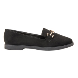 SHELOVET Signori in pelle scamosciata nero