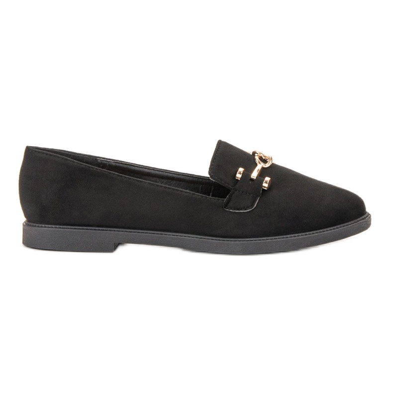 SHELOVET Signori in pelle scamosciata nero