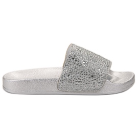 Evento Pantofole argento da donna grigio